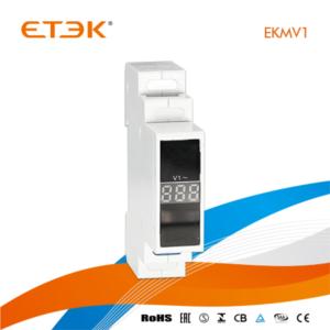 Din Rial Modular Single Phase Voltage Meter