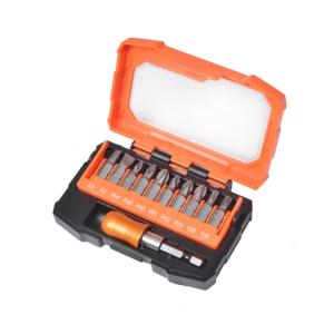 11PC Bit Set With Quick Chuck Slot/Phillips/Pozi/Torx