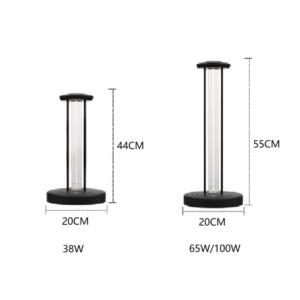 High Power Without Ozone 100W UV Sterilizer Disinfection Lamp Desktop