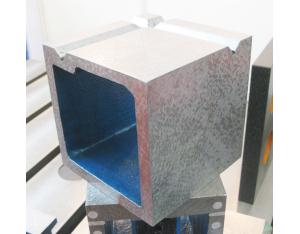 Cast iron square block and tube