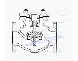 JIS MARINE LIFT CHECK GLOBE VALVE F7358 FC