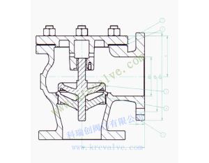 JIS MARINE LIFT ANGLE CHECK VALVE F7359 FC