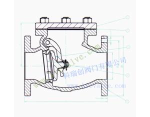 JIS MARINE SWING CHECK VALVE F7372 F7373 FC