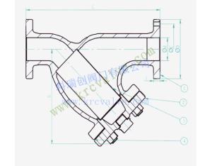 JIS MARINE Y-STRAINER F7220 FC