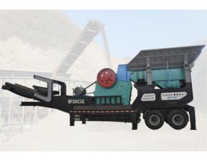 Mobile crushing station equipment