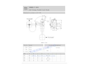 JIS MARINE SELF CLOSING GATE VALVE HEADS FOR SHORT SOUNDING PIPE F3019