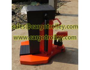 Hydraulic toe jack with durable quality and competitive price