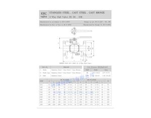 JIS MARINE 2 WAY BALL VALVE