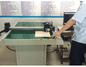 Offset print blanket sample maker cutting machine