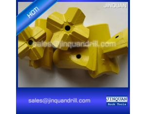 11 degree Taper cross drill bit for hard rock drilling