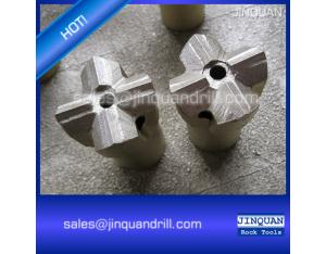 11 degree Taper cross drill bit for hard rock drilling