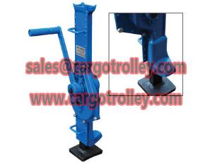 Mechanical jack details with price list 