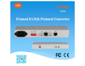 E1 to Ethernet Converter, G.703 to RJ45 and Coax to Ethernet