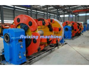 Back twisting Steel-armoring Cu-screening cage type stranding machine