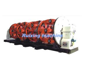 Steel-armoring Cu-screening cage type stranding machine