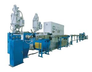 Plastic extruders for extruding PVC, PE or XLPE protective jacket onto cables and wires