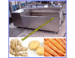 ginger cleaning and peeling machine, potato cleaning and peeling machine