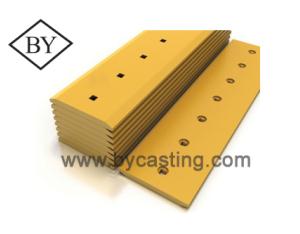 Heavy equipment replacement parts Double bevel cutting edge for Caterpillar bulldozer