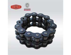 A series double rows industry roller chain dark blue color with super quality good price