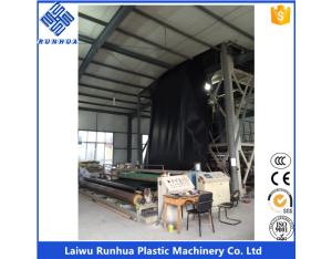 HDPE waterproofing black geomembrane pond liner machine
