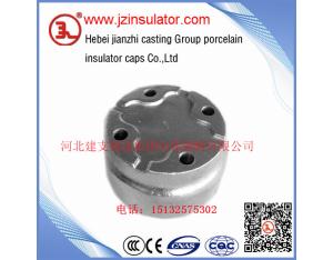 steel cap for solid core station post insulator
