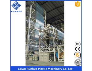 Plastic three layer 200 micron pe greenhouse film extrusion line 