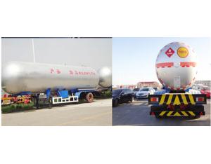 China Hot Sale 3 Axles LPG Transport Tanker Truck Semi Trailer/Gas Tank Trailer