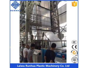 14m open wide 3 layer co-extrusion agricultural blown film machine 