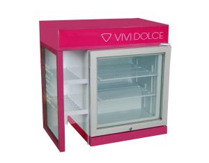 ice cream display freezer