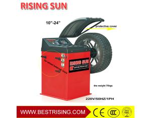 Car tyre repair used wheel balancer