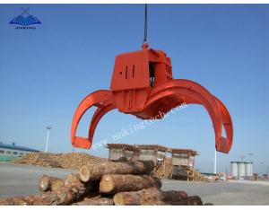 Electro-hydraulic timber grab for crane wood 