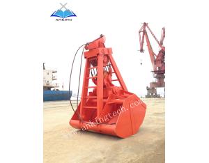 Mechanical Four Ropes Clamshell Grab For Port