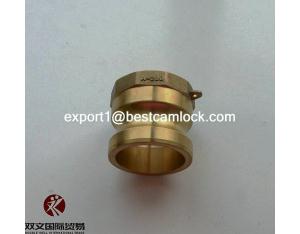High Quality Brass Adapter type A npt thread Cam and Groove Hose Fitting