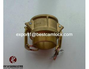 High Quality Male BSPT Threaded Forged Brass Cam Lock Coupling type B