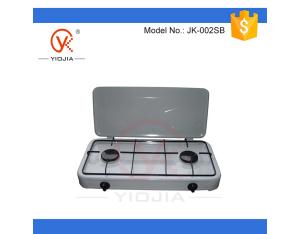 Two Burner Table Gas Stove With Cover