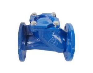 DIN3202 F6 ANSI 125/150 cast iron GG25 flange ball check valve for water treatment