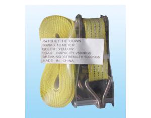 Ratchet Tie Down Straps with E Tracking Fittings End