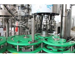 Aerated Beer Glass bottle Washing Filling Capping machine 3 in1for Screw Aluminum Cap