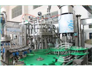 Aerated Beer Glass bottle Washing Filling Capping machine 3 in1for Screw Aluminum Cap