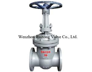 PN16 WCB flange gate valve