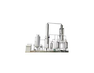 extreme negative pressure waste oil distillating device