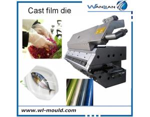 Extrsusion flat die, cast film die, cast film flat die head