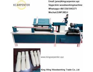 Auto feeding full automatic wooden handle making cnc lathe machine