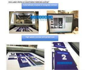 Laser Cutting Dye Sublimation Printed Fabric