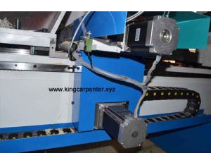 CNC controlled wood turning lathes