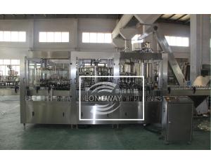100% factory for sale 4 in 1 automatic juice with crushed fruit filling machine with metal cap