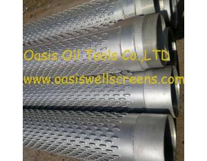 Carbon steel bridge slotted water well screens for well drilling