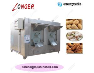 Almond Drum Roaster Machine for Sale|Nuts Baking Machine Manufacturers