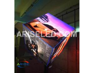 P3mm LED cube display,Creative Irregular Creative Diamond Shape LED Display Customized Video,Creativ