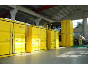 mobile container quantitative packing machine, containerized packing machine